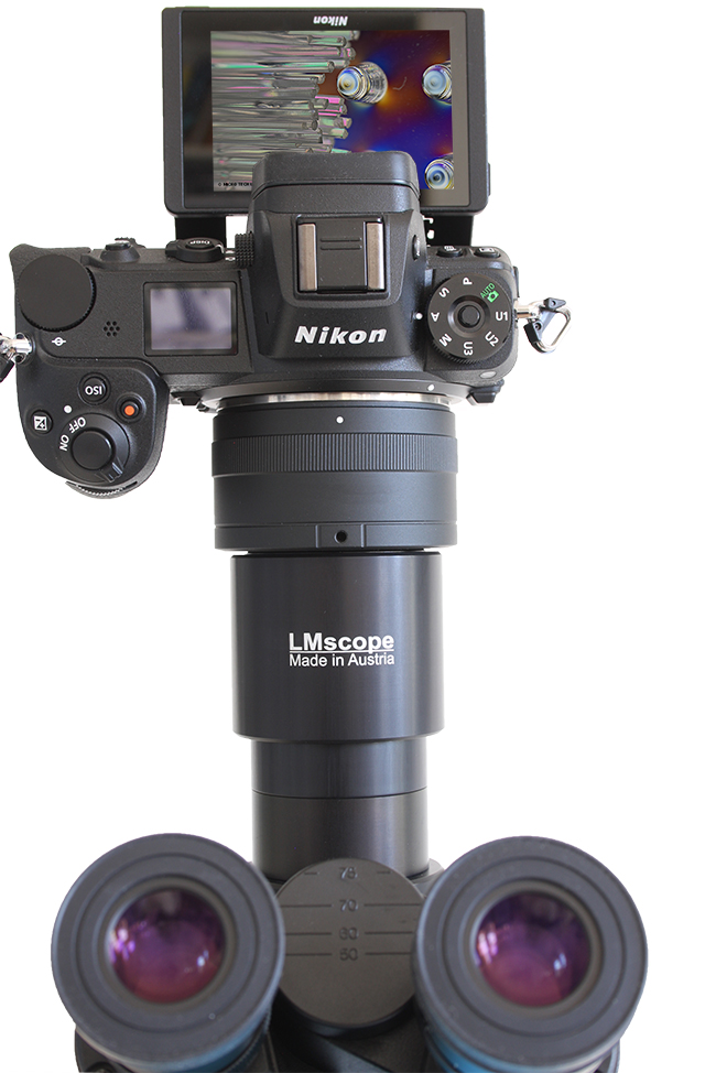 Solucin de adaptador LM DD2XZ42mm Fototubo de microscopio Olympus 42mm