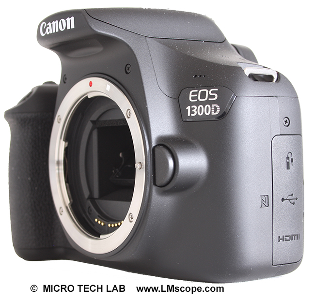 Canon EOS 1300D appareil microscopique