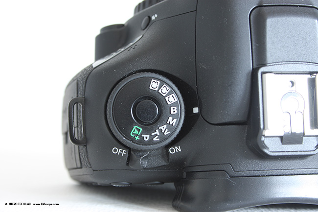 Canon EOS 7D II menu mode