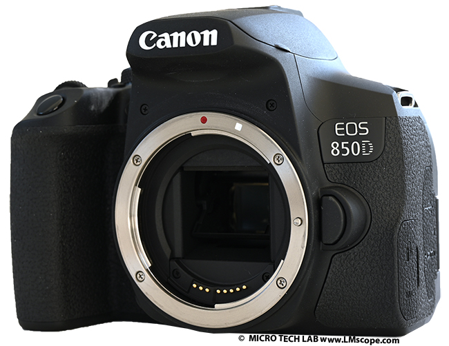 Canon EOS 850D APS-C sensor EF bayonet, camera body