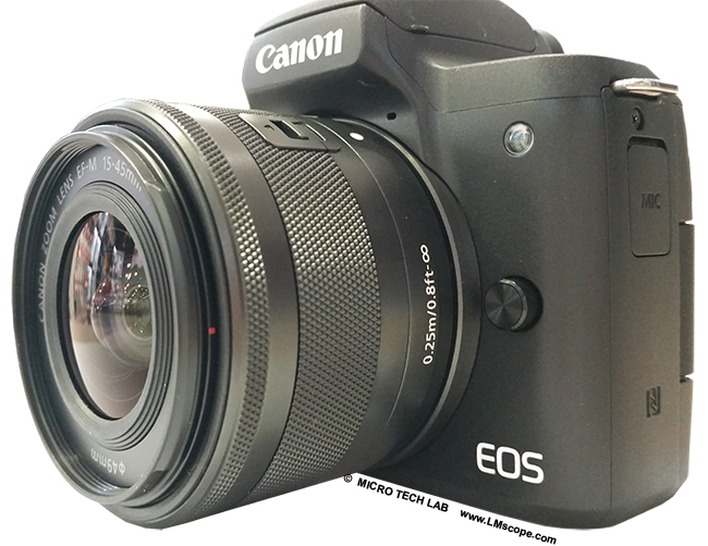 cmara de microscopio Canon EOS M50