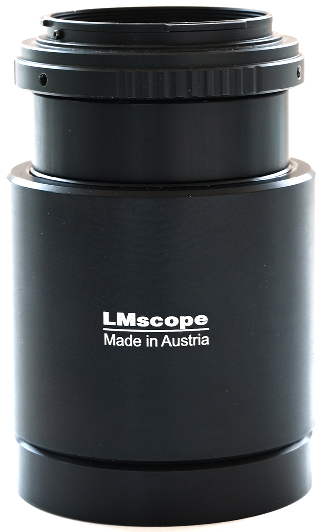 Adaptador para microscopio, solucin adaptadora LM compacta, solucin adaptadora profesional para cmaras digitales para los microscopios Zeiss actuales, microscopios de laboratorio y microscopios estereoscpicos