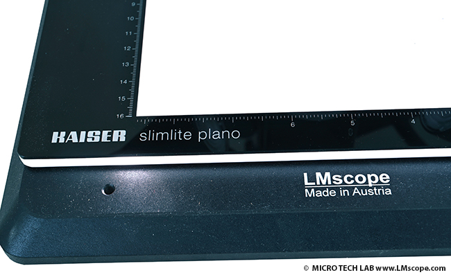  Microscope transmitted light unit: Kaiser LED light panel slimlite plano 32x22.8 cm