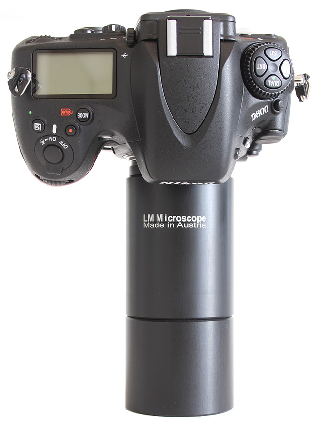 LM Adapterlsung fr integrierte Verkleinerungsoptik DD6XC DSLR Nikon D800