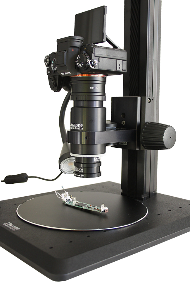 Makroaufnahmen in hchster Qualitt fr professionellen EinsatzSony ILCE1 Alpha1 Systemkamera Vollformat Makroskopmontage