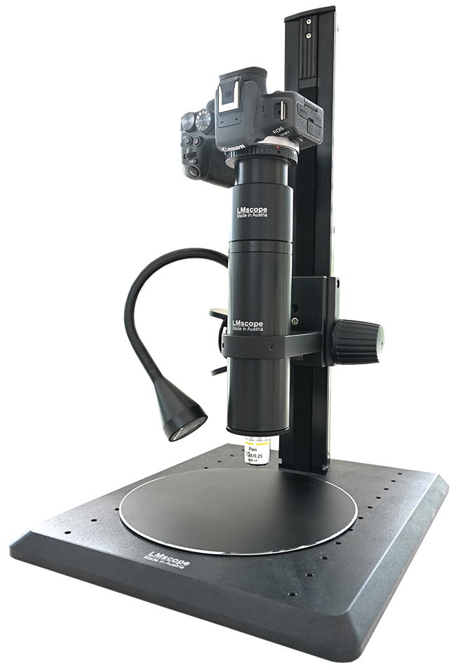 LM Photomikroskop Set 160x fr APS-C M43 Vollformat DSLR Systemkamera