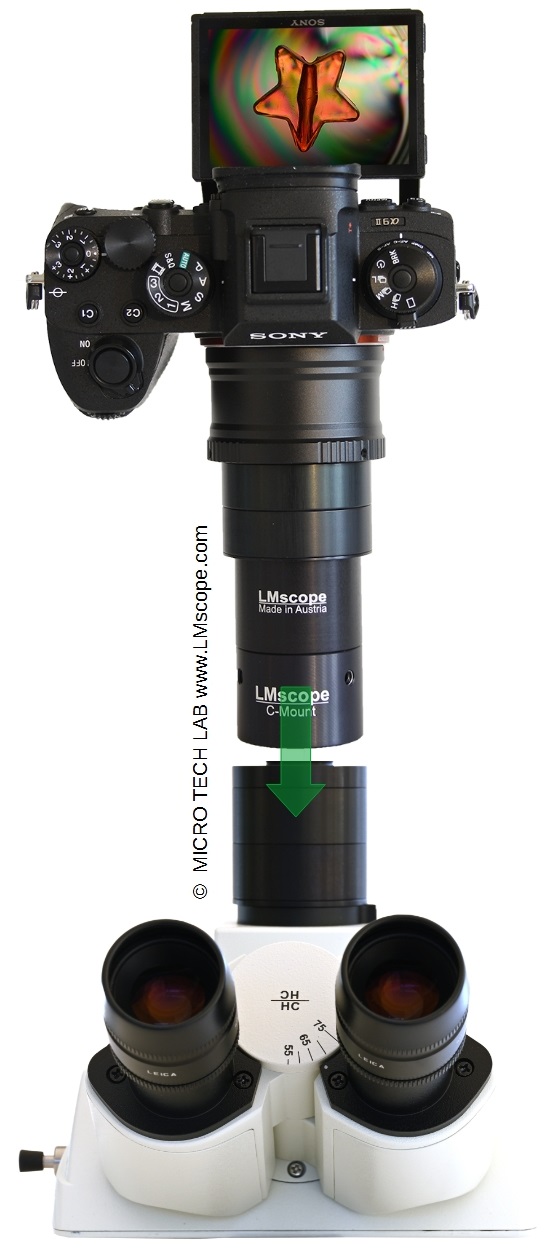 Montage LM Adapter Leica DM4500 DSLR Systemkamera , Modernste Digitalkameras einsetzen, hohe Bildqualitt