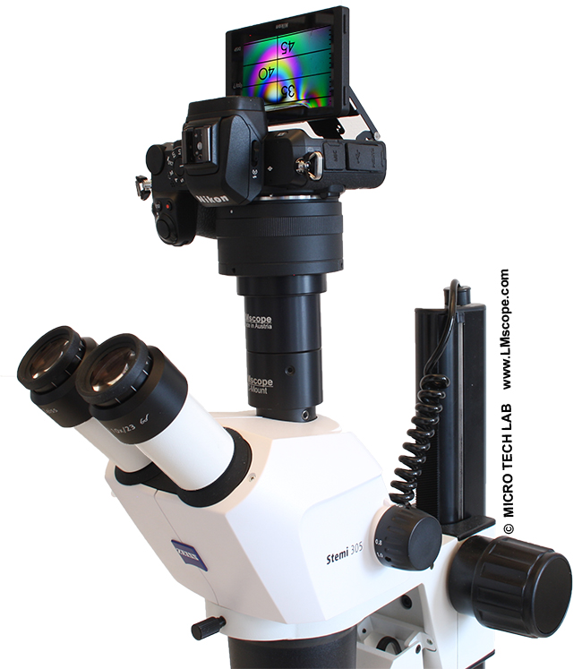 Mikroskop Adapter fr spiegellose Nikon Z Kamera am Mikroskop
