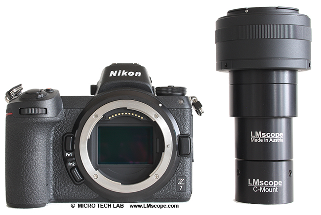 Nikon Z7 mit LM Digital Adapter fr dieVollformatkamera