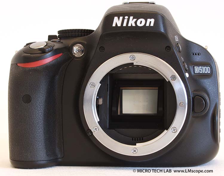 Nikon D5100 Body Frontansicht