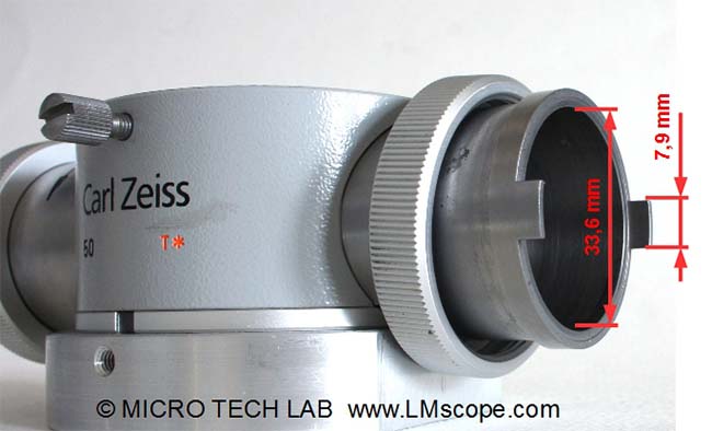 Zeiss OPMI beamsplitter adapting for photography