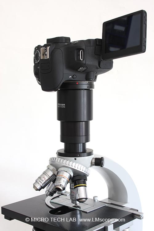 solution adaptateur pour ancien Zeiss standard microscope