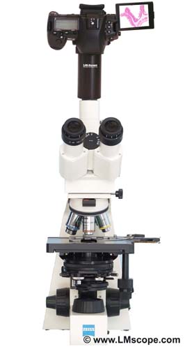 Olympus E5 DSLR for microscopy use
