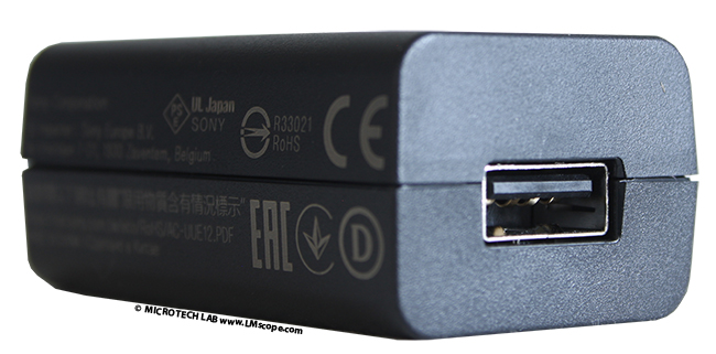 Sony Alpha USB power supply