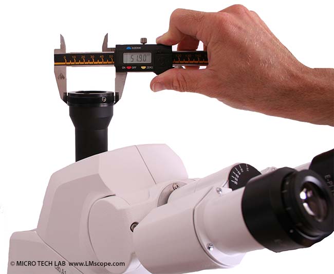 Microscope Zeiss Axio Lab.A1 photoport 52mm outer diameter