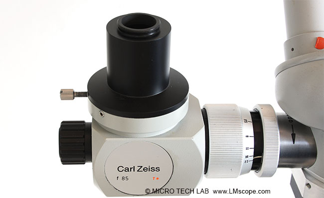 Zeiss OPMI with reduction optics microscope adapter DSLR DSLM