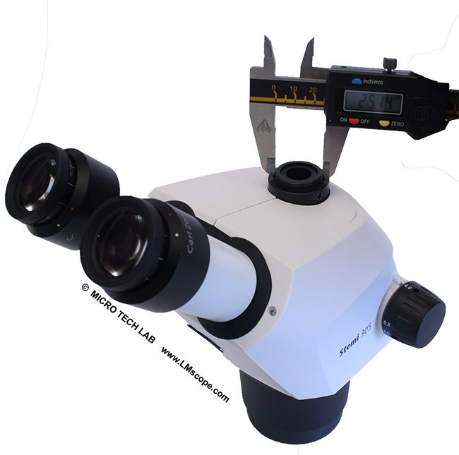 Zeiss Stemi Fototubus c-mount Durchmesser fr Kameras adapterlsung