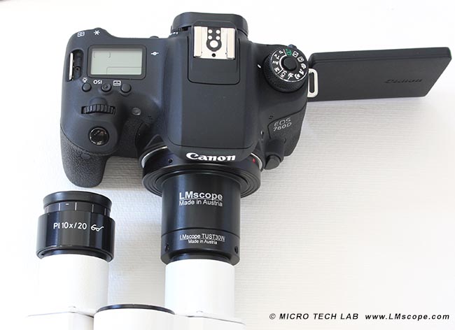 eyepiece tube microscope LM digital adapter camera