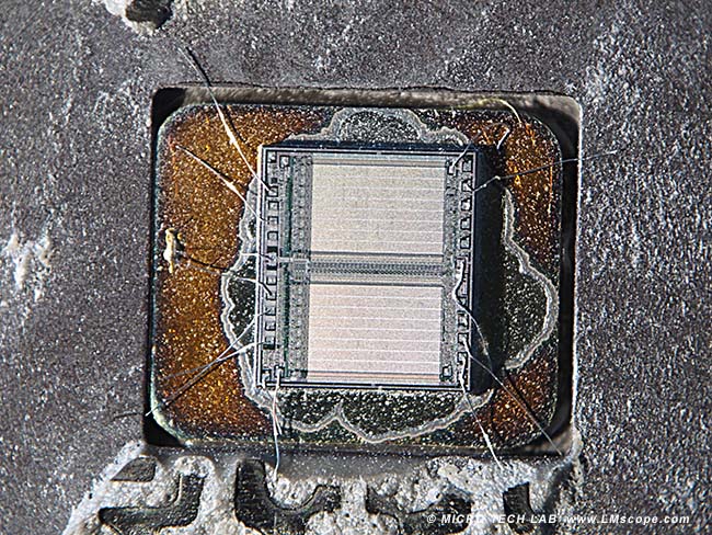 Makrofotografie Computer Chip