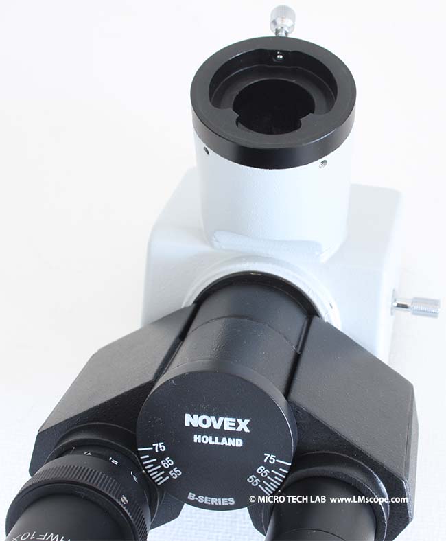 Euromex Novex B microscope phototube for adapting a camera
