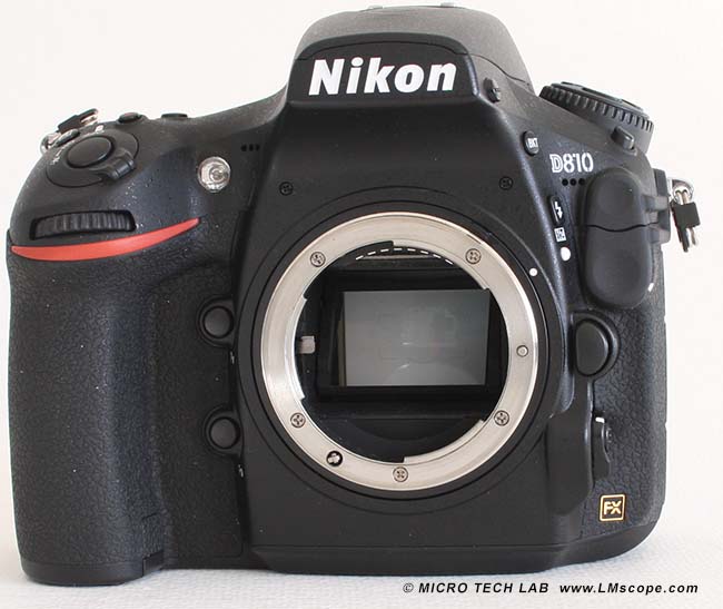 Nikon D810 Body Frontansicht