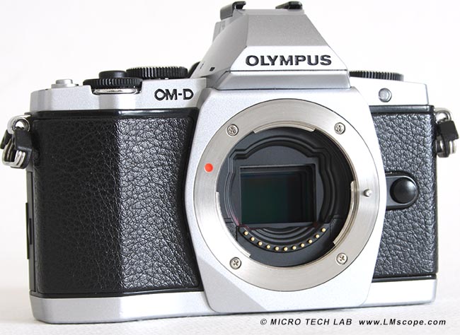 Olympus OM-D E-M5 Systemkamera Vorderansicht