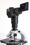 LM adapter solution for older Zeiss standard microscopes without photo tube