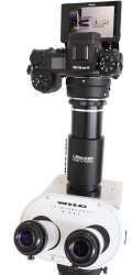 Mit Hilfe unserer LM Adapterlsungen kommt das Wild M450 Makroskop in der digitalisierten Welt an!