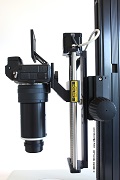 Mounting options on the stand: LM macroscopes and LM photo microscopes