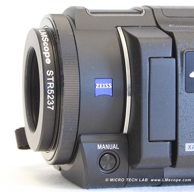 Sony Camcorder FDR AXP33 Zeiss Filtergewinde