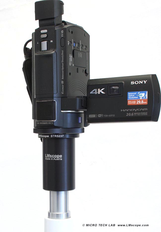  Phototube 23,2 mm, videocmara, adaptador digital LM