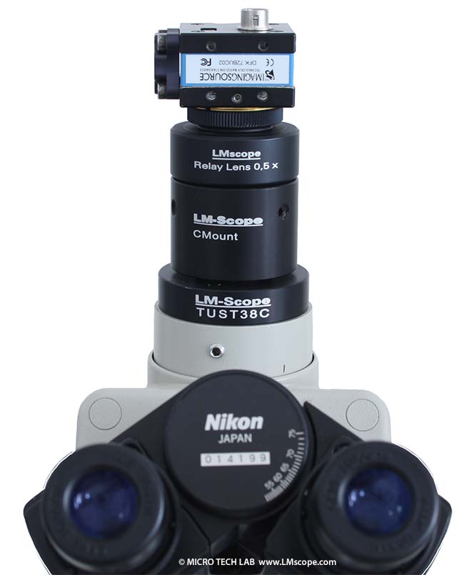 Mikroskop Fotoport mit C-mount Kamera Adapter