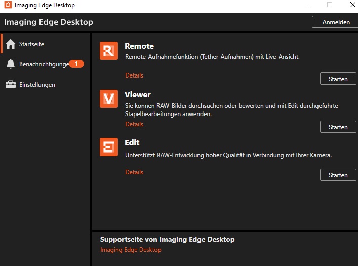 Imaging Edge Desktop Software for microscopy