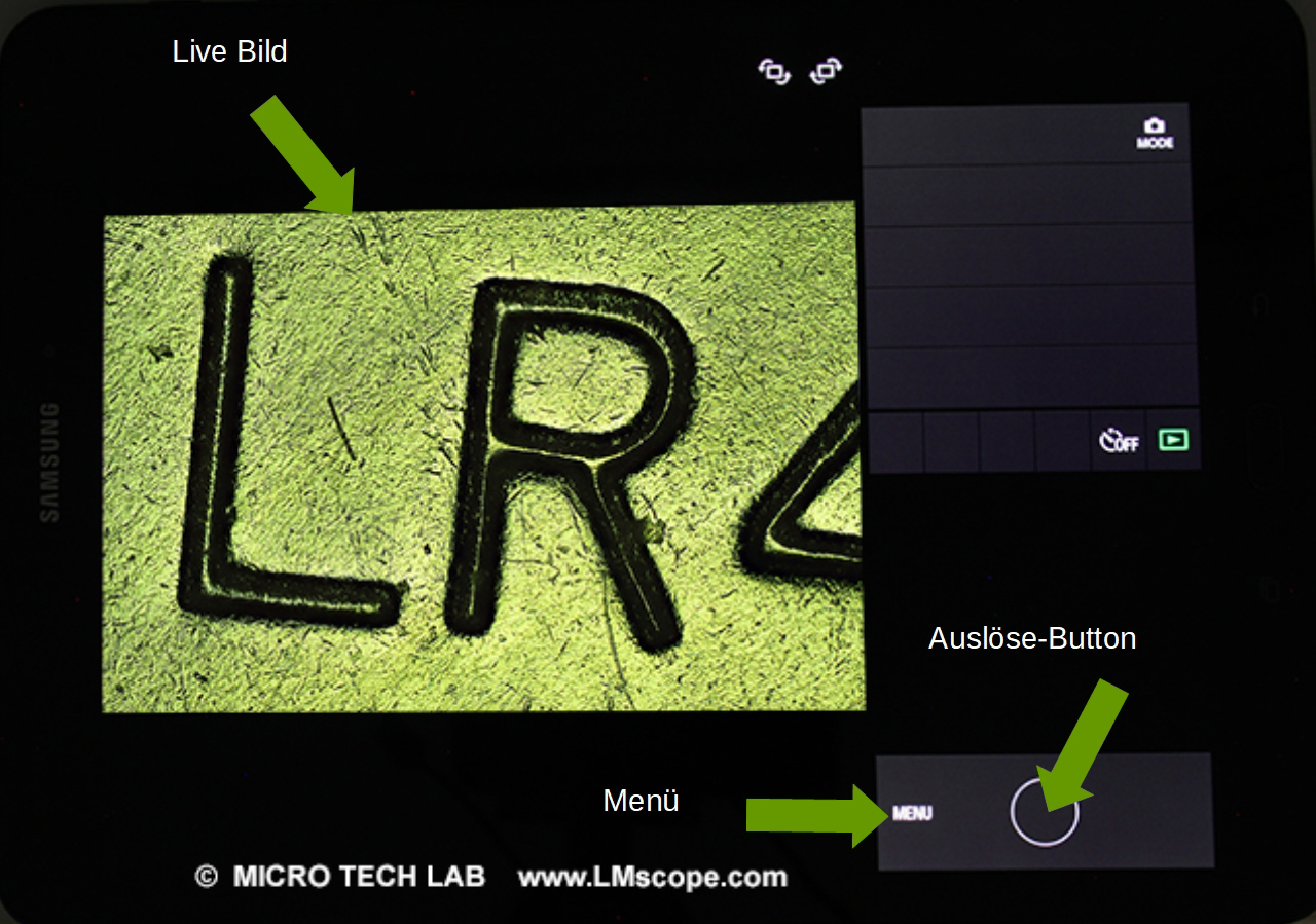 Sony software app moving image live view on smartphone