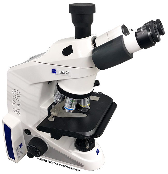 Zeiss laboratory microscope A1 with photo tube