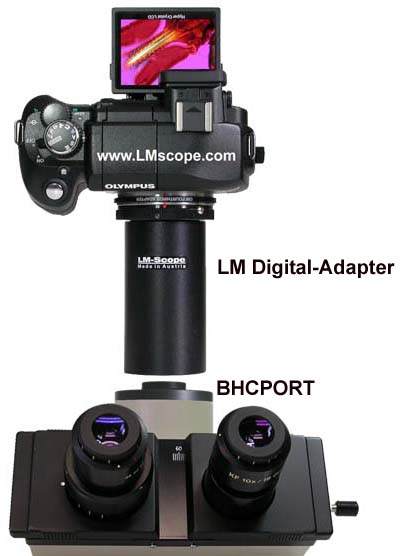 Olympus BH, BHS et BHT avec monture  et LM adaptateur numerique