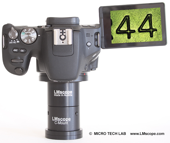 adaptator digital LM con Canon EOS 200D