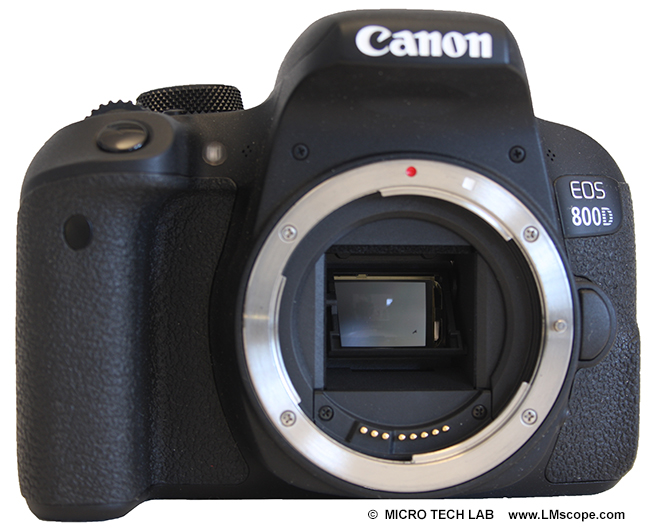 canon dslr 800d frontansicht