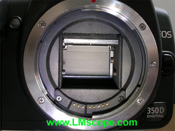 sensor protected by focal plane shutter