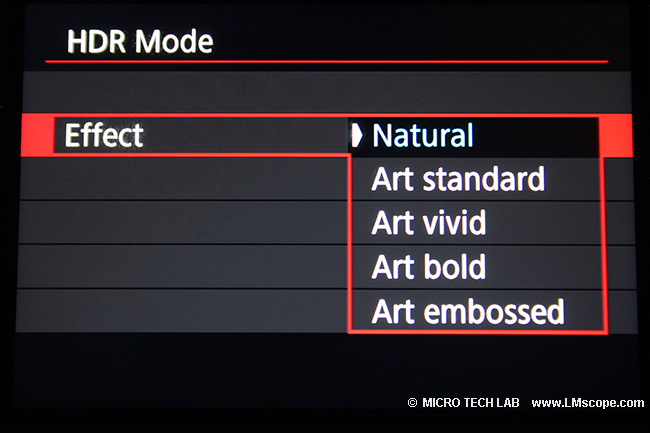 HDR image with DSLR camera intern