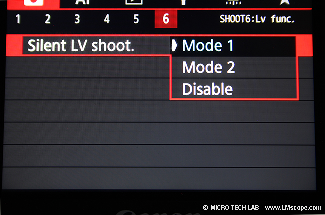 avoid vibration on microphotography