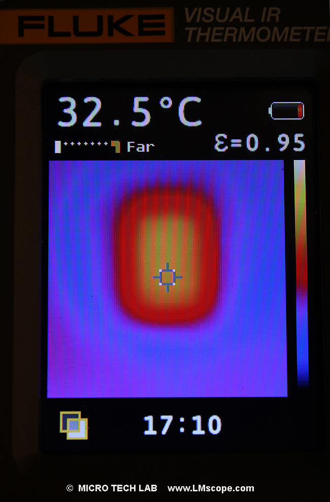 Sensor temperature signal-to-noise ratio blurring