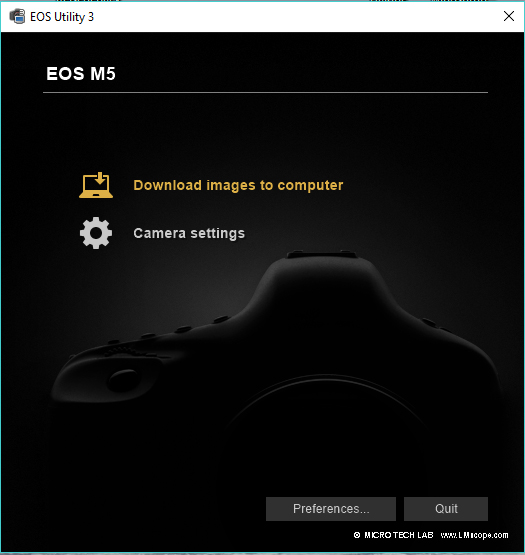 Canon EOS Utility Software Camera Connect APP