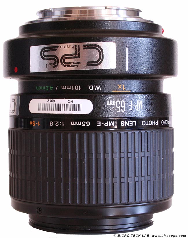 Canon MP-E 65 adaptersolution