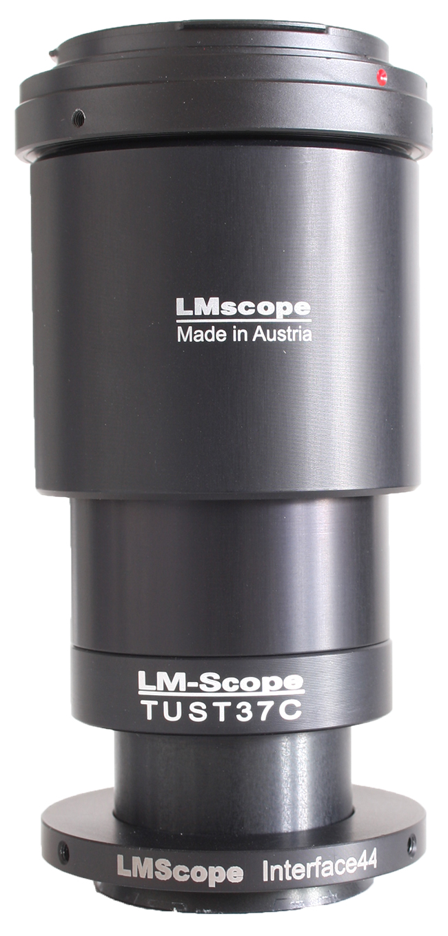 Adapter solution for the 44mm photo tube for Zeiss ancient microscopes