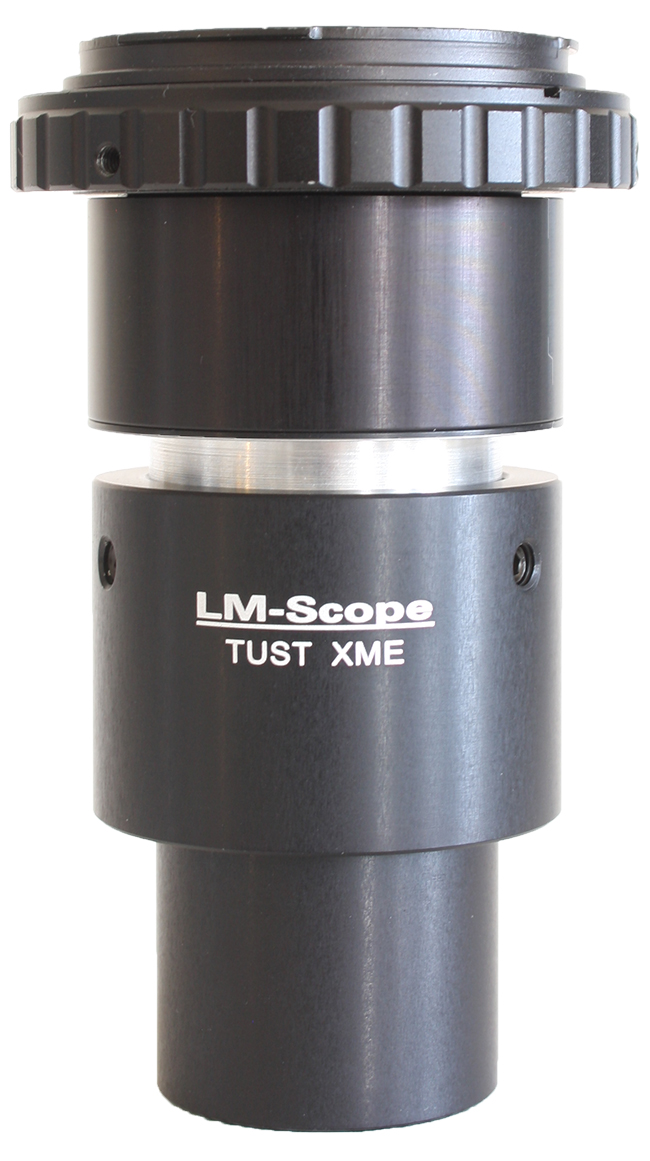 Adaptador de microscopio enfocable para Nikon SMZ-10 en el tubo fotográfico, DSLR y DSLM