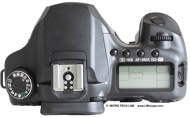 Canon EOS 40D DSLR as eyepiece camera