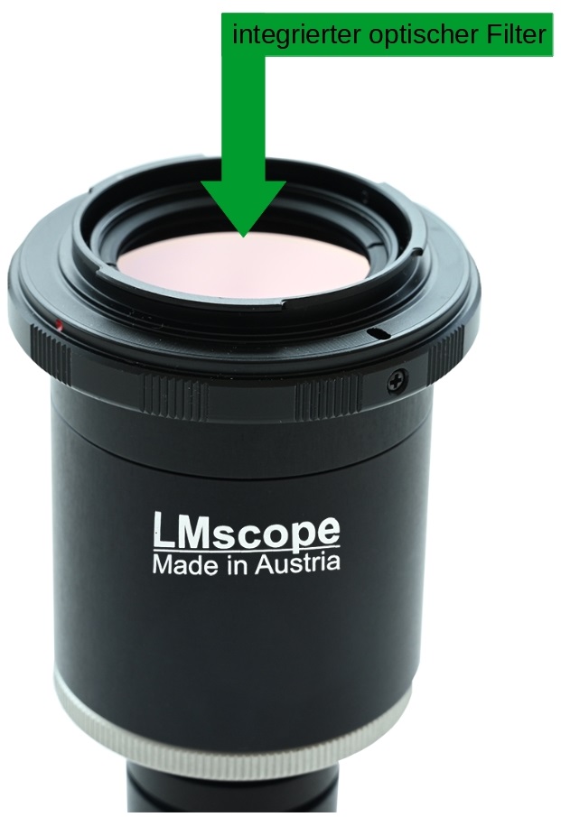 LM Mikroskopadapter mit Filterträger, für optischer Filter 