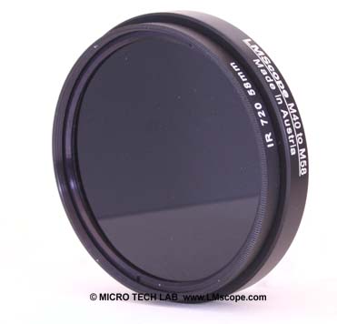 filter adapter for close-up lens