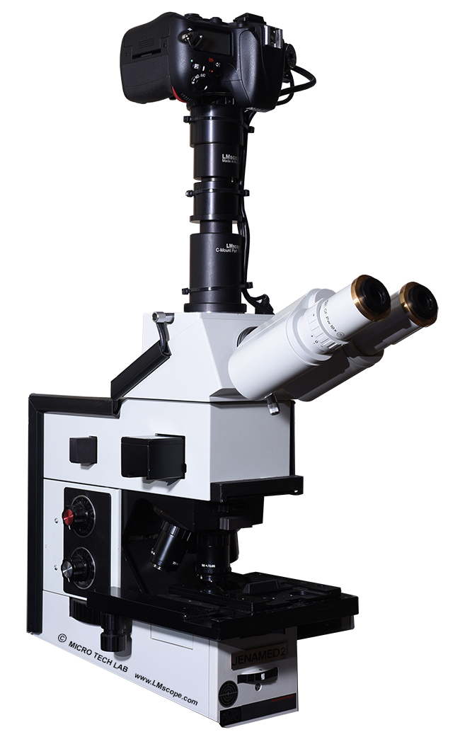 Zeiss Jenamed microscope camera photo tube DSLR